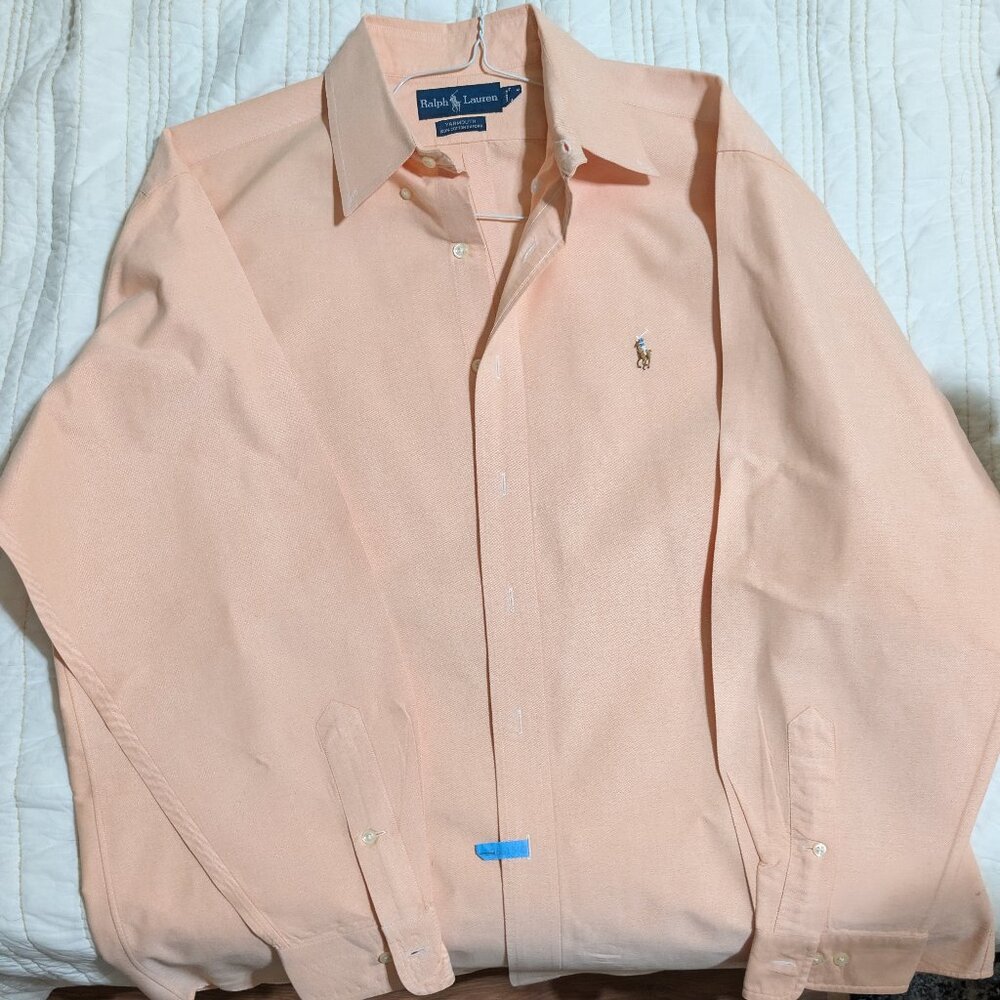 Ralph Lauren Men’s Yarmouth Oxford Button-Down Shirt – Size Large